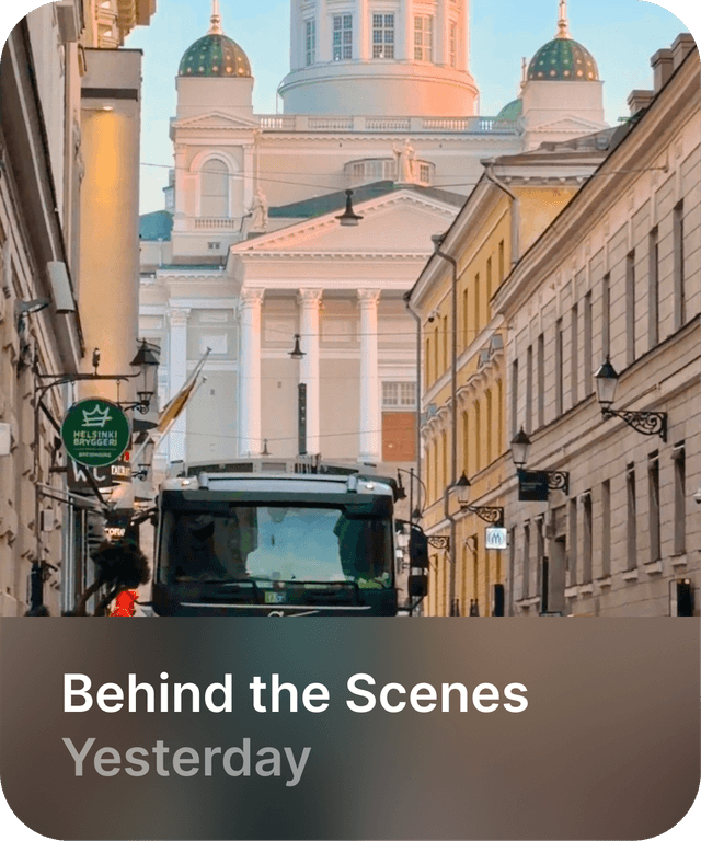 Watch demo - Behind the scenes